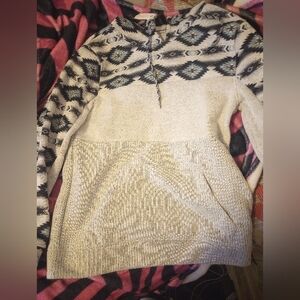 NWT Departwest Aztec Patterned Hoodie